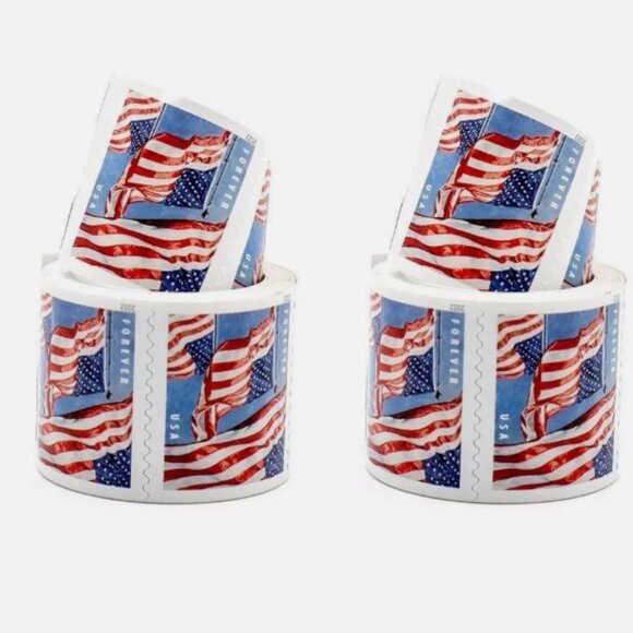 10 Rolls of 100 2022 USPS Forever Stamps Postage - 1000 Total - Picture 1 of 6